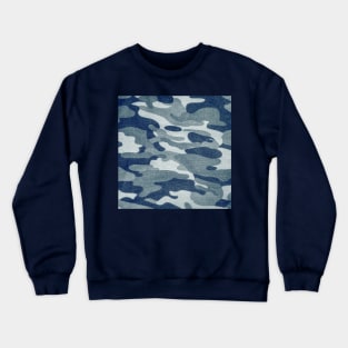 Navy Camouflage Crewneck Sweatshirt